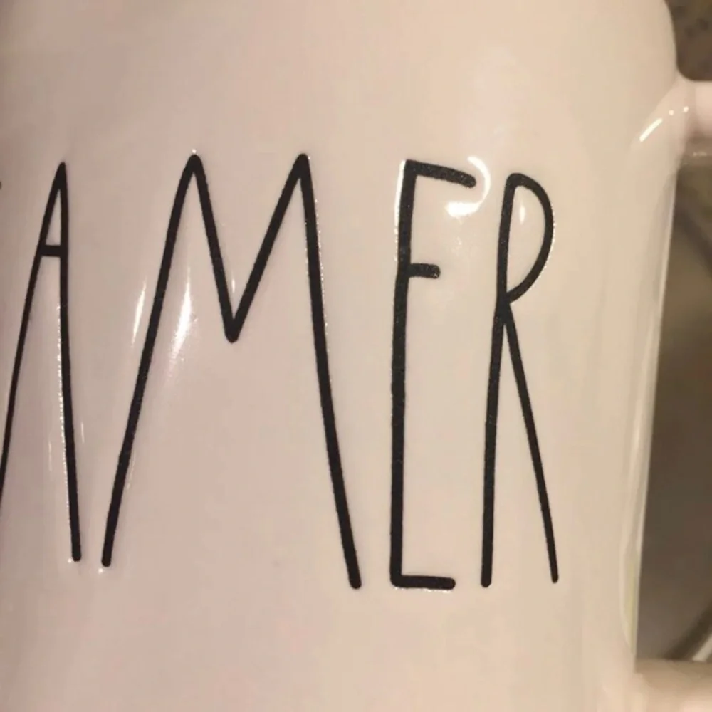 Rae Dunn Dreamer Mug NWT Coffee Tea ceramic gift black white